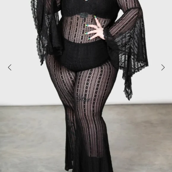 Killstar Black Franca Flares 3XL NWT - Picture 4 of 5
